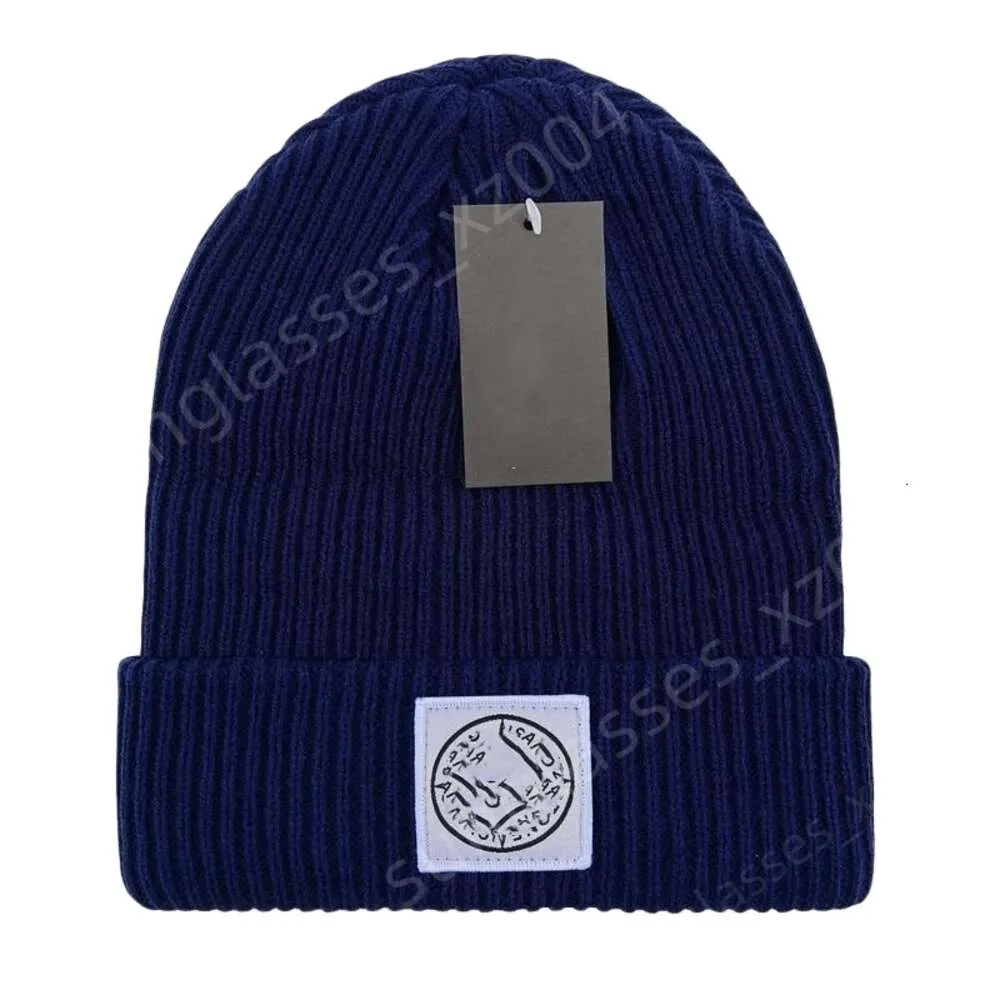 Stenar Beanie Designer Island Top Quality Hat Märke Sticked Hat Cap Herrmonterade hattar unisex Cashmere Letters Casual Skull Caps