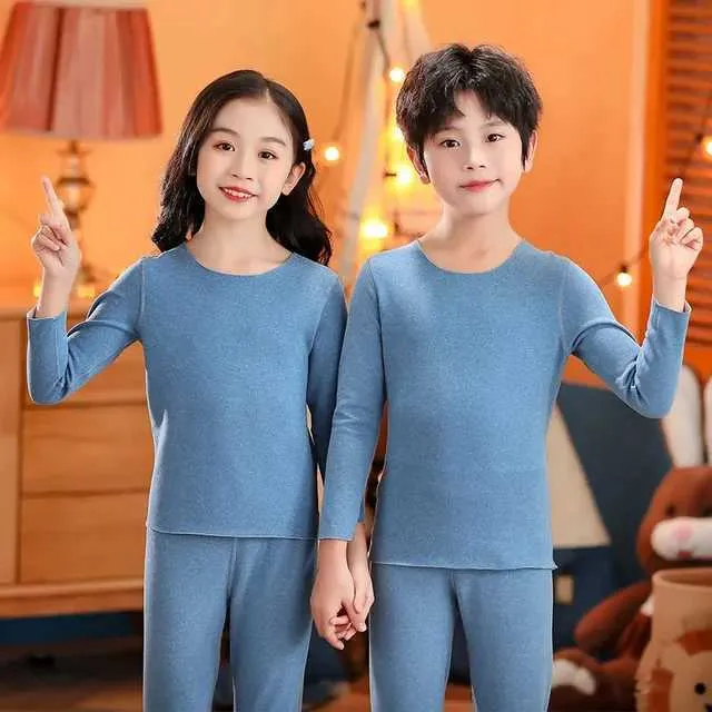 Soft And Warm Childrens Thermal Pajama Set For Boys And Girls Perfect For  Casual Cotton Sleepwear In Autumn And Winter Home Wear Included L231116  From Annaya_store, $8