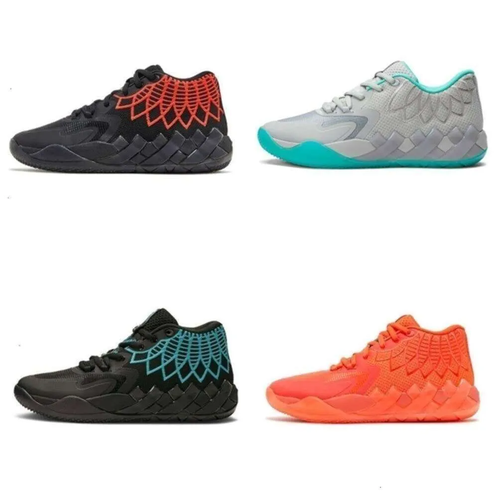 Zapatos al aire libre Lamelo Shoe 2022 Lamelo Ball 1 Mb01 Hombres Zapatos de baloncesto Sneaker Black Blast City Lo Ufo Not From Here Queen City Rock Ridge Mens Traine