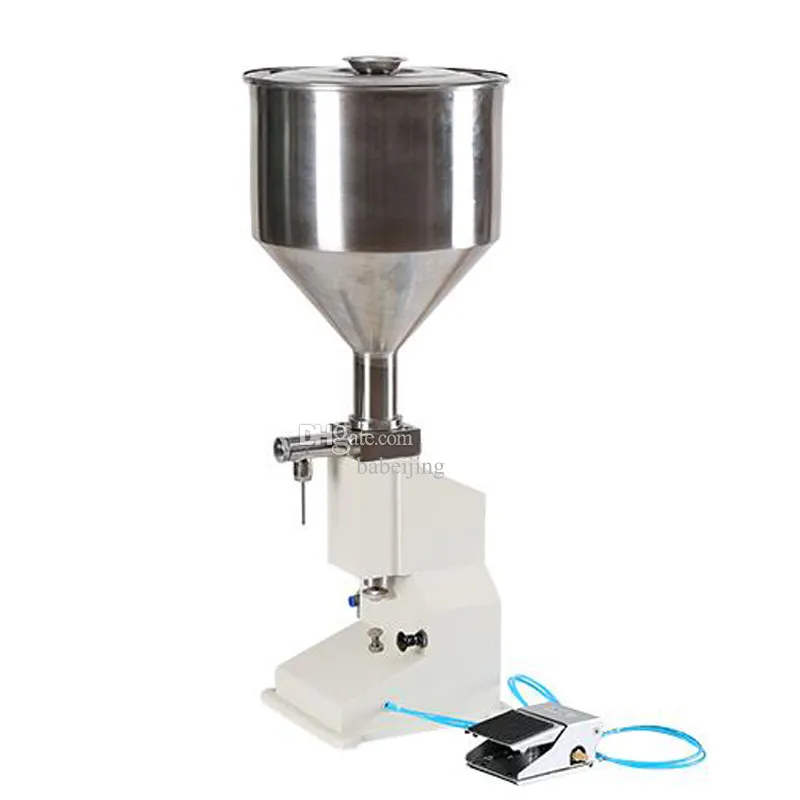 5-50ml Gıda Doldurma Makinesi Manuel Paslanmaz Çelik Macun Dağıtım Sıvı İçecek Paketleme Ekipmanı