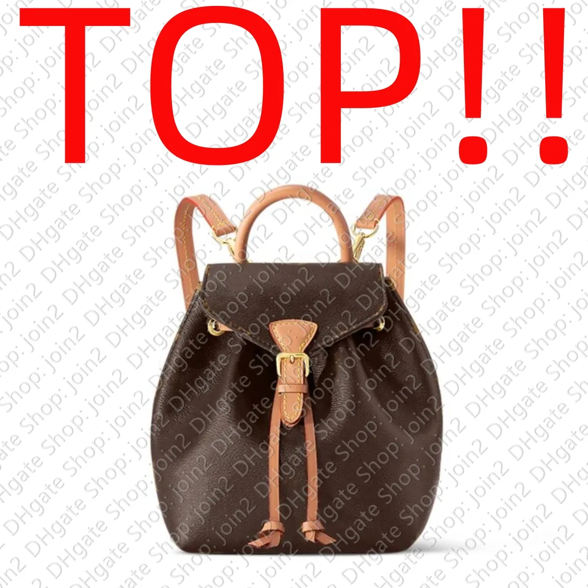 Sac à dos TOP. M45502 MONTSOURIS BB PM M45501 Lady Designer sac à main sac à main Hobo sacoche Pochette fourre-tout de soirée sac seau Pochette Accessoires