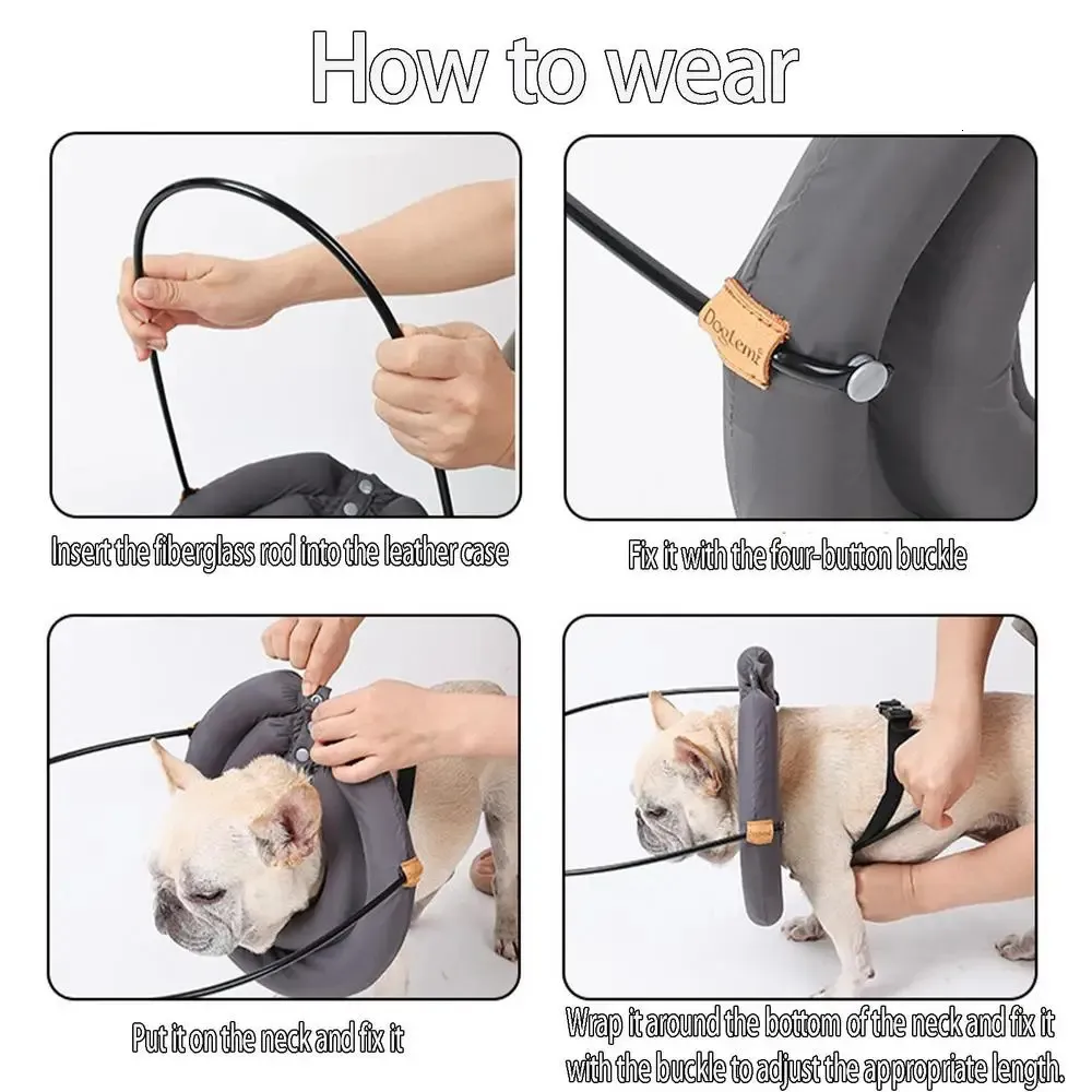 Harnais De Protection Pour Chien Aveugle – Réglable, Anti-collision, Idéal Pour Chiots Et Petits Animaux Malvoyants