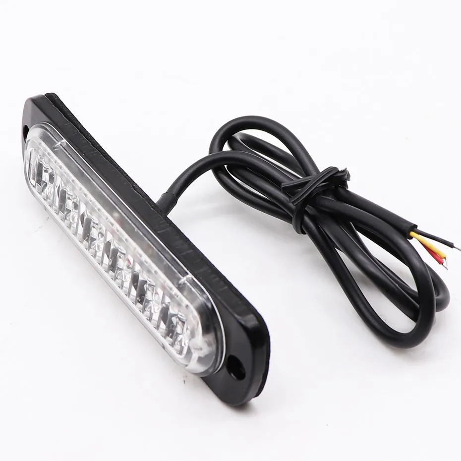 6 LED Strobe Light Truck Warning Lights 12-24v Universal Emergency LED Light For Car SUV Vehicle Motorcycle