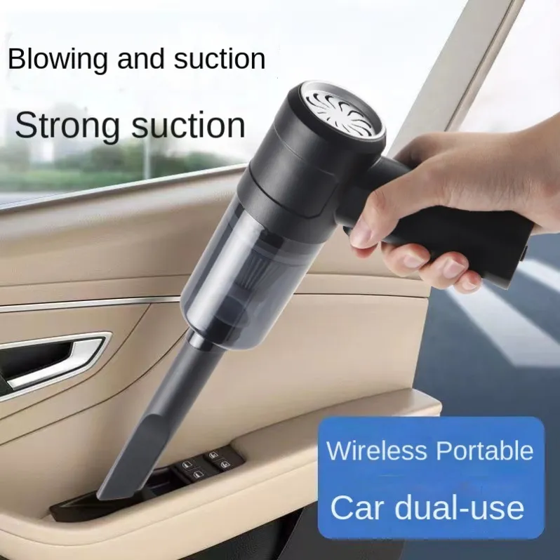 Car Vacuum Cleaner High Power Suction Handheld Vacuum For Car Led