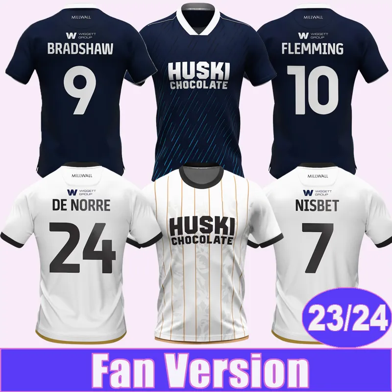 2023 24 HONEYMAN Herren Fußballtrikots COOPER SAVILLE FLEMMING LEONARD BRADSHAW Home Blue Away Fußballtrikot Kurzarmuniformen