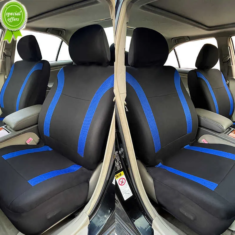 2023 Upgrade Sports Universal-Polyester-Autositzbezug-Set, passend für die meisten einfachen zweifarbigen, stilvollen Accessoires