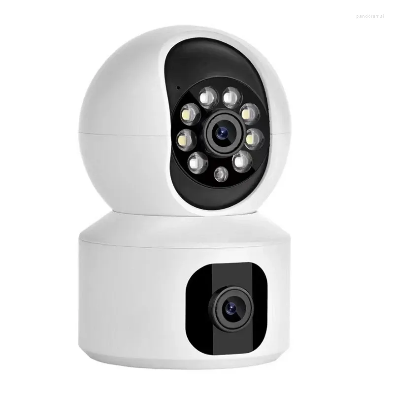 Binocular Linkage Camera Wireless Surveillance 2MP HD Wifi Monitor Home Smart Security