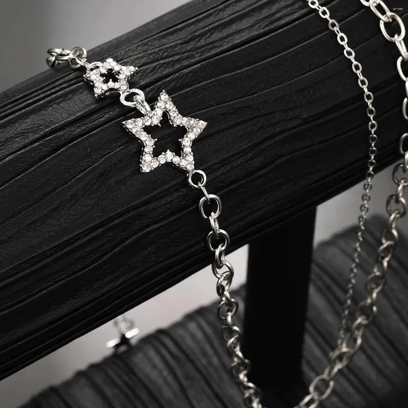Vintage Silver Star Star Pendant Necklace For Women And Men Aesthetic  Gothic Punk Grunge Jewelry By Y2K Accessories From Jamees, $4.9