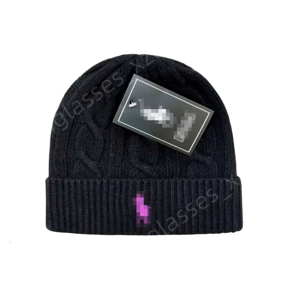 Ralphs Designers Bonnet rond Top qualité chapeau Bonnet seau chapeau chapeau d'hiver chapeau tricoté printemps crâne casquettes hiver unisexe cachemire décontracté extérieur ajusté chapeaux P-22