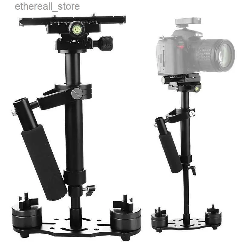 Stabilizatory Zdjęcie S40+ 0,4 m 40 cm stop aluminium ręczny stabilizator stabilnego dla steadicam dla Nikon Photography kamera wideo Q231116