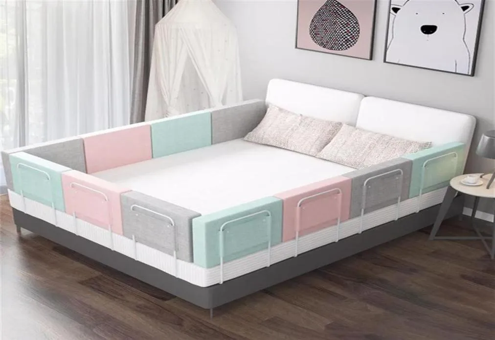 Beddengoedsets Born Baby Bed Hek Verstelbare barrière Veiligheid Vangrail Home Box Op Wiegrails 06 Jaar Peuters Rail314826461133911