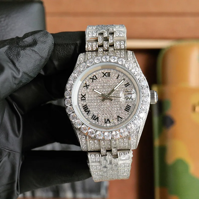 Mens diamond watches deals
