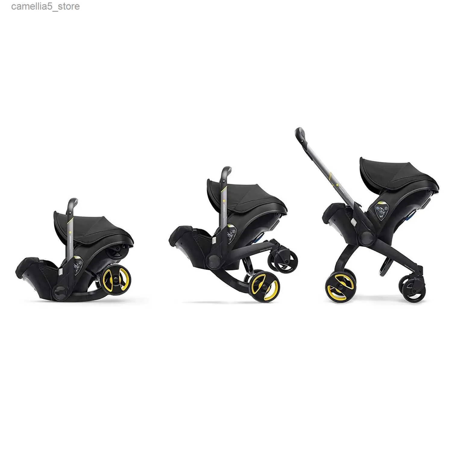 Kinderwagen# Säuglingsautositz für Kinderwagen in Sekundenschnelle für Neugeborenen Trolley Buggy Safety Carriage Tragbares Reisesystem Q231116 Q240429