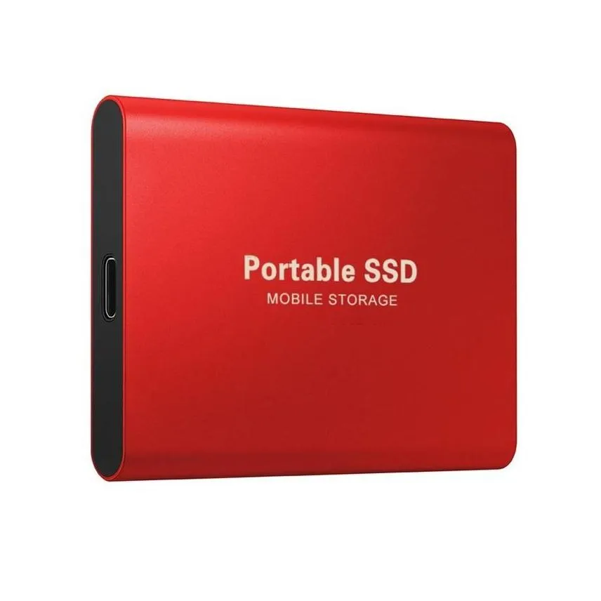 External Hard Drives 8Tb High Quality Mobile Disk Type C Usb 3.0 Portable Ssd Shockproof Aluminum Solid State Notebook 500Gb 1Tb 2Tb D Dhehc
