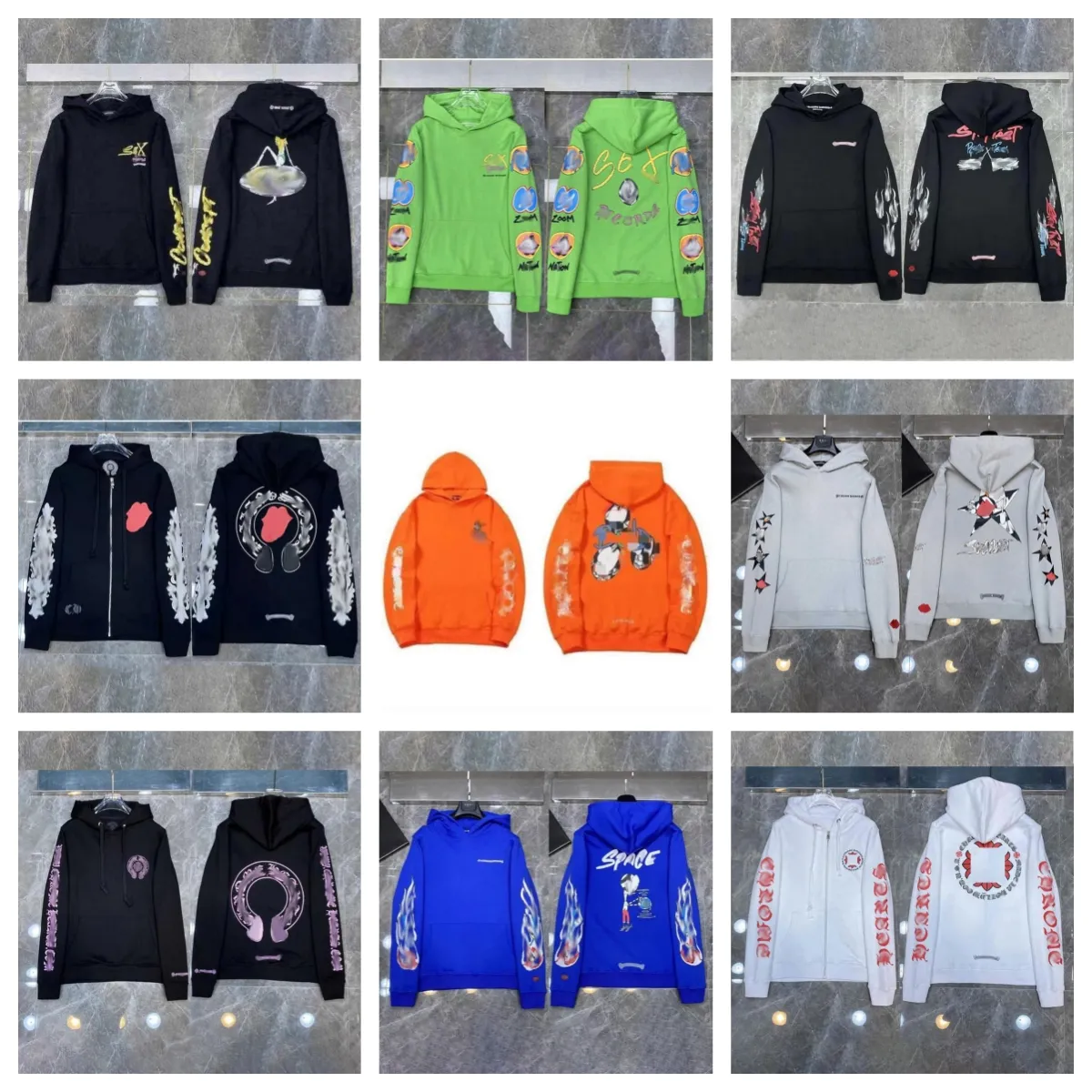 Mens Hoodies Sweatshirt Tasarımcı Hoodie Street Çift Üst Pamuk Kadın Dış Çınlama Moda Sokağı Giyecek Gevşek Hoodie Yüksek Sweater Eztici Uzun Kollu L5