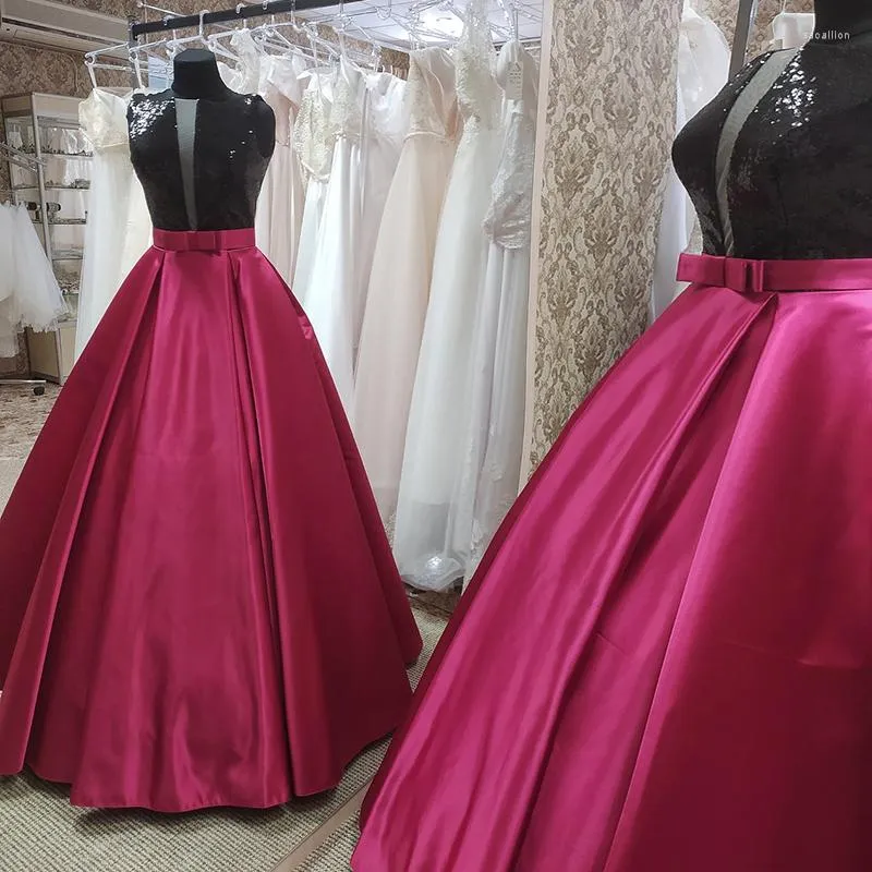 Платья для вечеринок vestido de 15 Anos 2023 Rose Red Sparkly Sweet 16 Quinceanera Абочки линии для девочек.