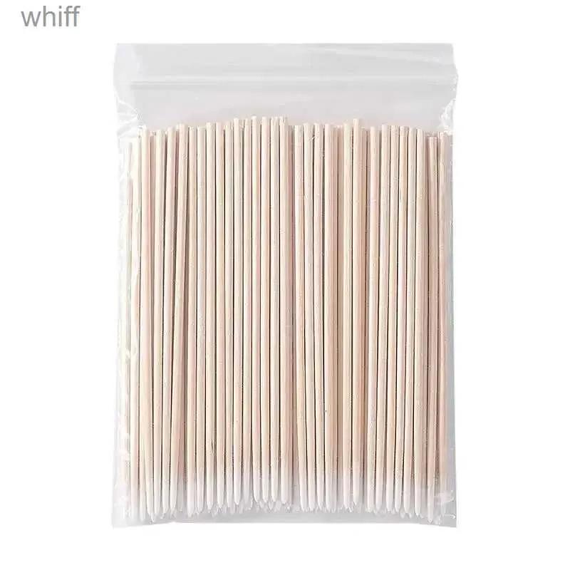 Cotton Swab 100Pcs Wood Cotton Swab Eyelash Extension Tools Medical Ear Care Cleaning Wood Sticks Cosmetic Cotton Swab Cotton Buds TipL231116