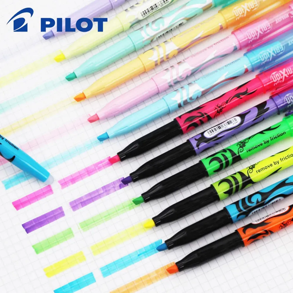 Markeerstiften 6/12 stuks Japan Pilot Frixion Light Uitwisbare markeerstiften SW-FL Markeerstift Pastel Kantoor- en schoolbenodigdheden Plumones De Colores 231116