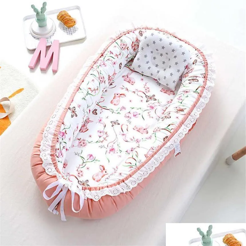 Bebek Cribs Playpen Seyahat Yuvası Taşınabilir Yatak Beşlisi Yenidoğan Beşik Çit Çocuklar için Bassinet203c Damla Teslimat Doğum Kreş Yatak Dhwji