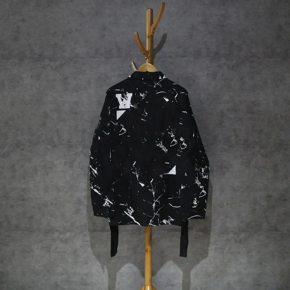 Off white marble jacket hotsell