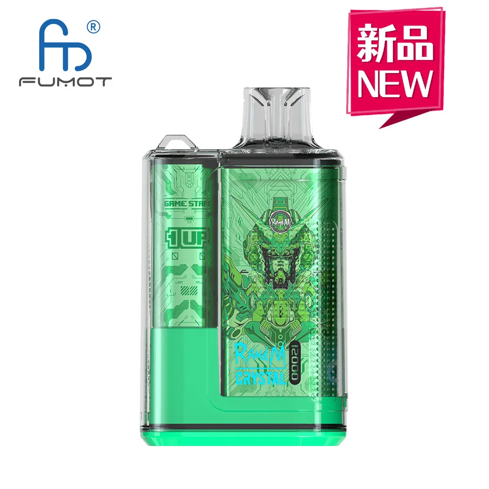 Crystal Disposable 12000 Puffs Vape E Hookah Vape Shisha LED Smart Vape