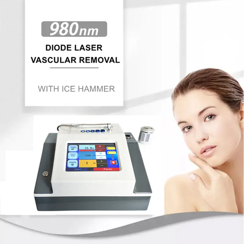 High Efficient Portable Spider Vein Removal 980 Vascular Removal Machine