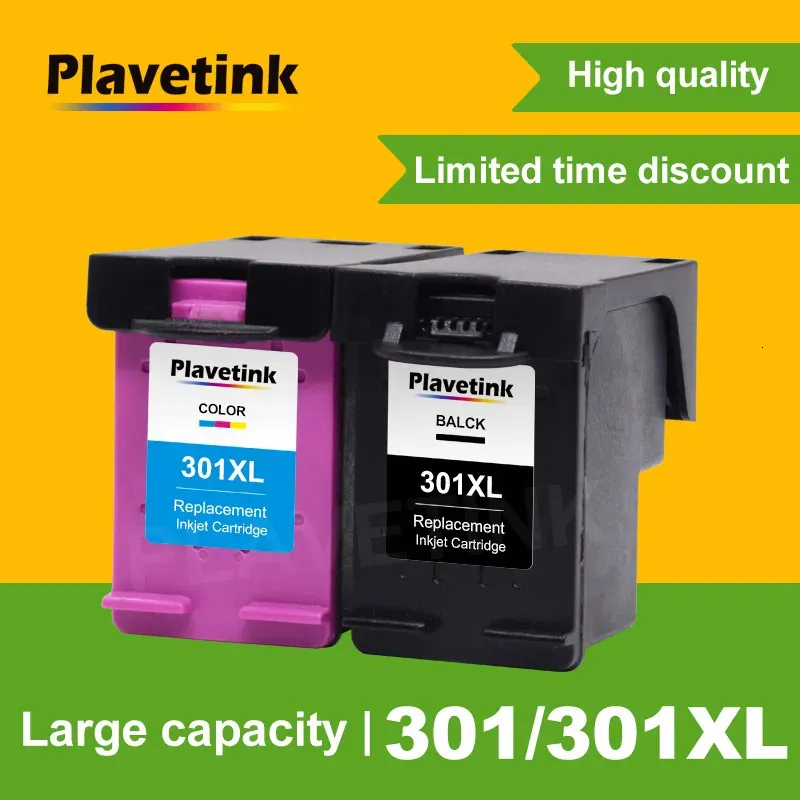 Tonercartridges Plavetink voor HP 301 301XL Gereviseerde compatibele inktcartridges Vervanging met Deskjet 1050 2000 2050 2510 3000 printer 231116