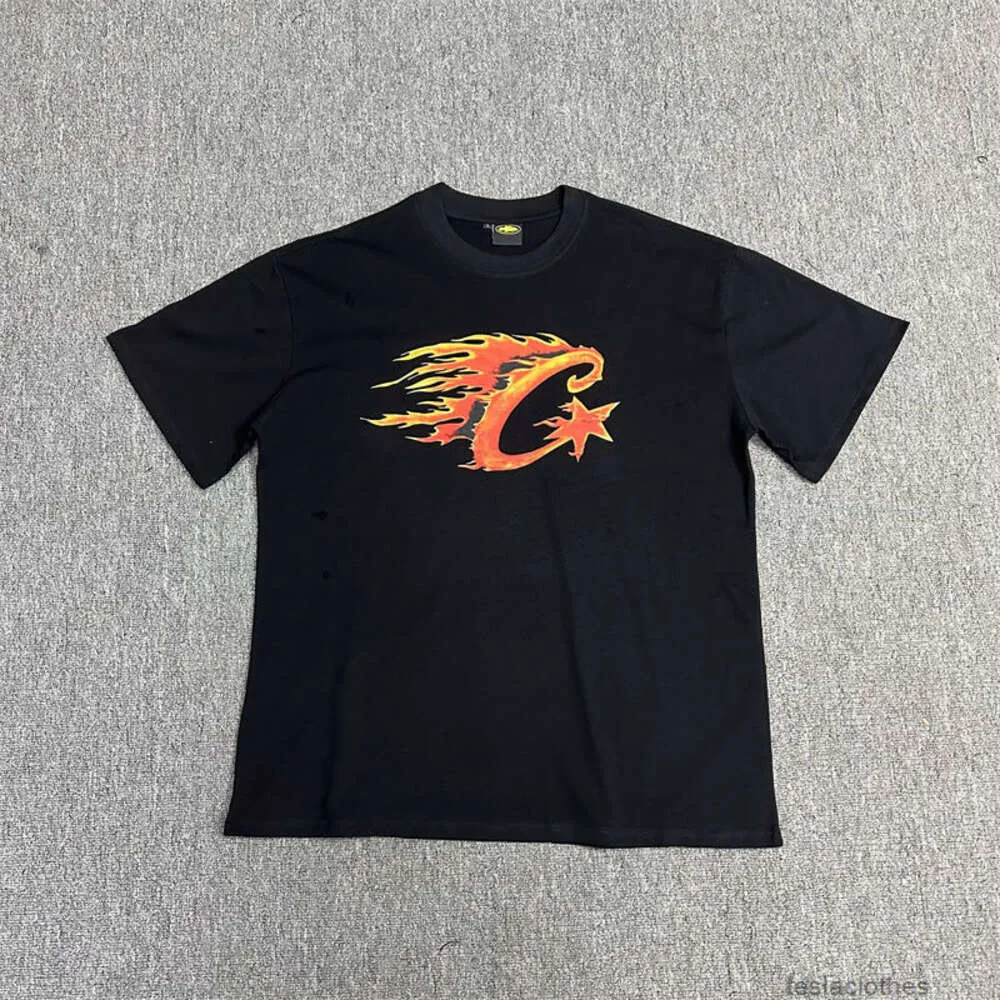 Demon Flame Corteiz Tees | Short-Sleeve Summer Graphic