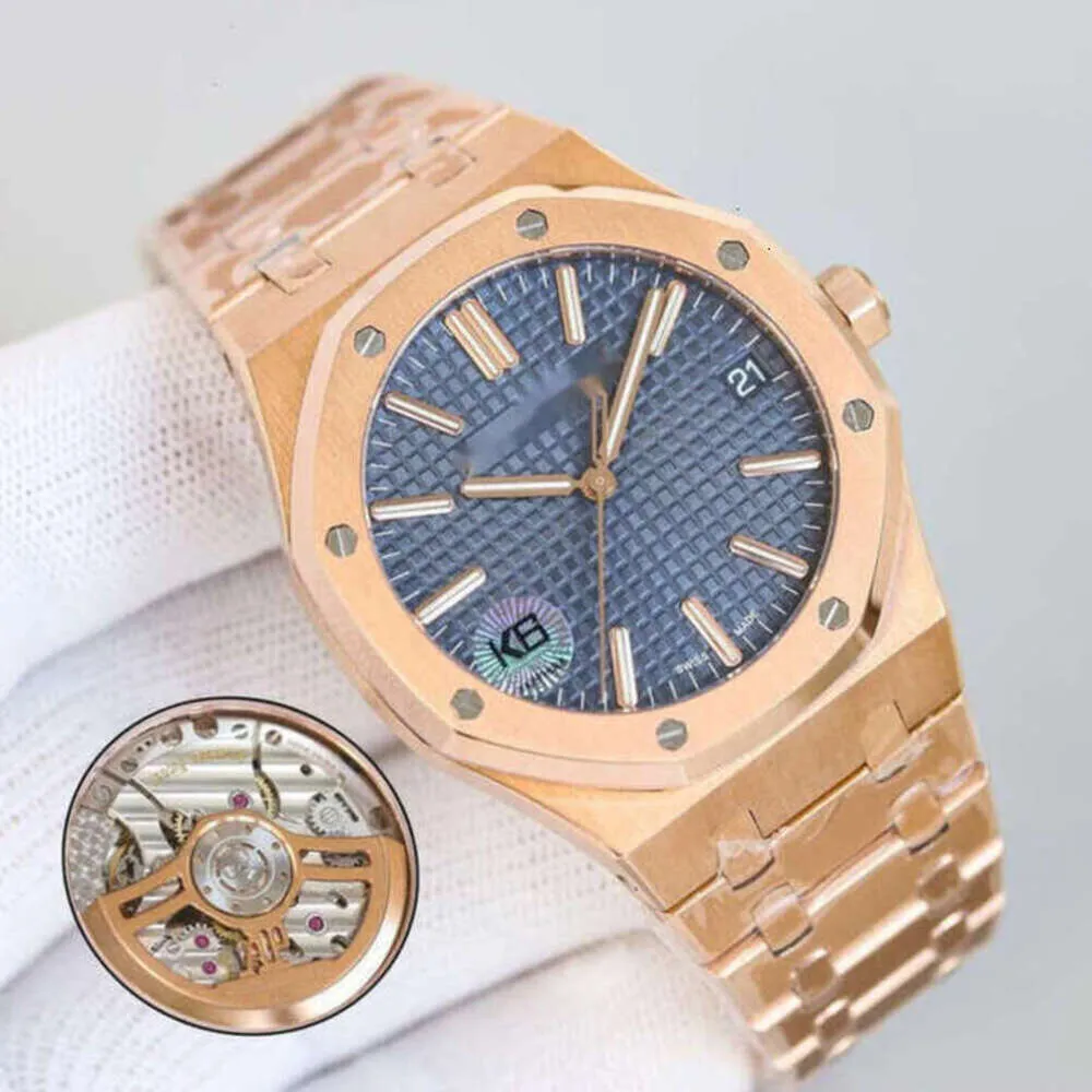Audemar Pigeaut Luxury With Watch AP Wristwatch Menwatch Auto Box D37C Mens Superbe Qualité Mouvement mécanique Swiss Uhr Back Trap Rubber Trap Montre Royal R