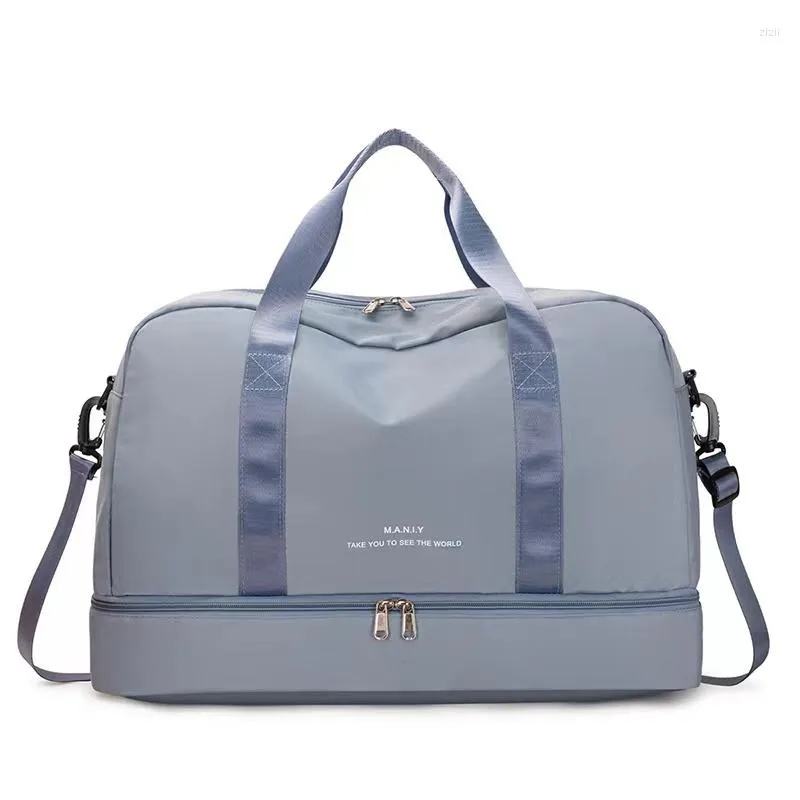 Duffel Bags 2023 для женщин сумочка нейлоновая багаж мешок для перекрестного куча мужское путешествие повседневное женское плечо