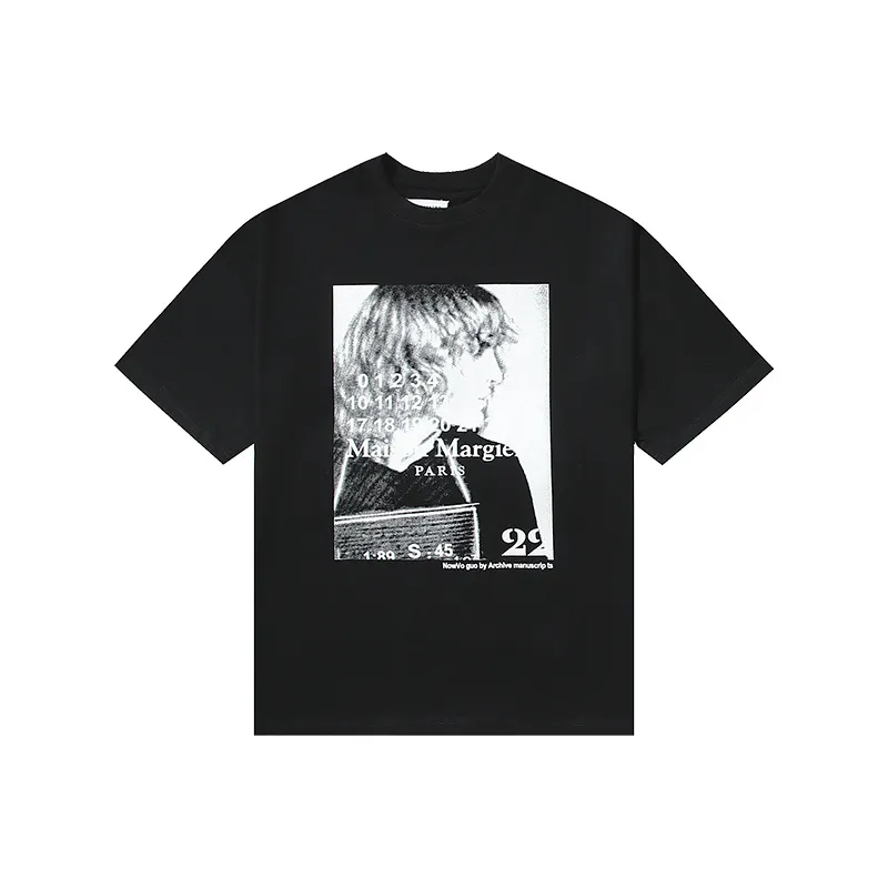 Margiela T-Shirt for Men: Breathable Cotton Short Sleeve Designer