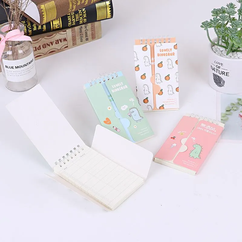 Cartoon Animal English Word Book Small Portable Notebook Notepad Mini Pocket Coil