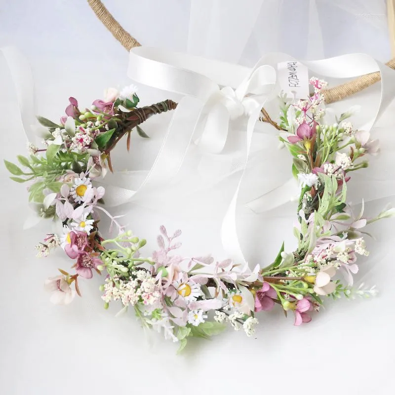 Headpieces kunstmatige bloemen vestido de festa casamento bruiloft bruids haaraccessoires voor bruid
