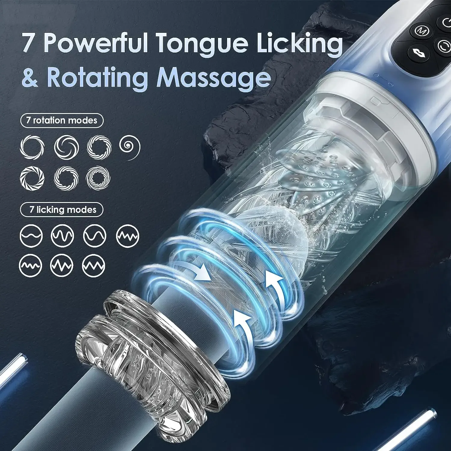 penispumpe masturbator Penis pump and Masturbator-combination of Steeltoyz
