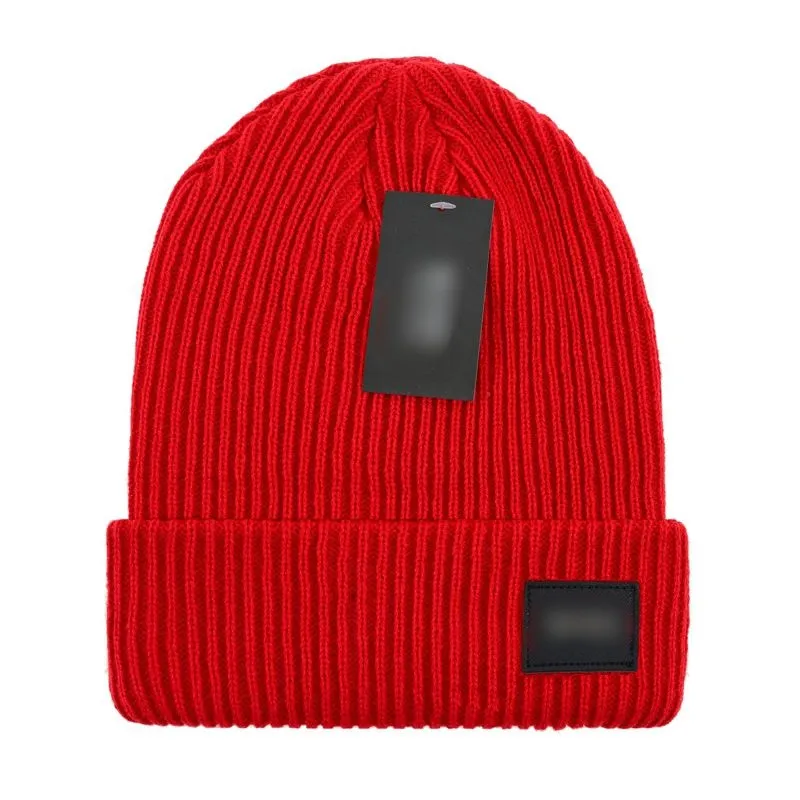 New Designer beanie knit cap wool cap windproof warm quality hat couple models one-piece logo fashion trend perfect fit High-quality products D-16