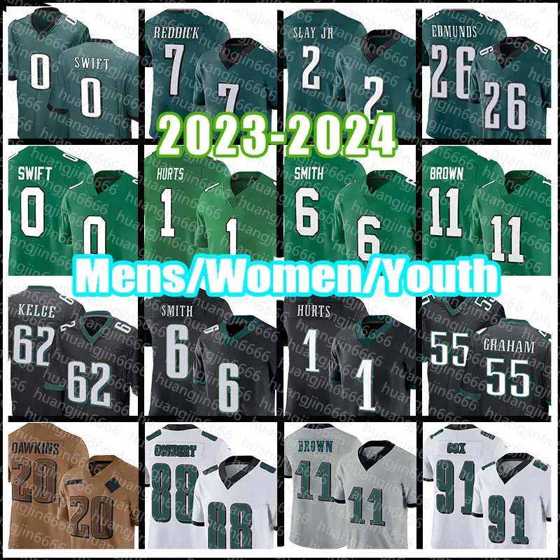 Greedy Williams Football Jerseys Philadelphias Eagless Mailata Jalen Hurts D'Andre Swift rown Jason Kelce Brandon Graham Haason Reddick Darius Slay Jr. B02