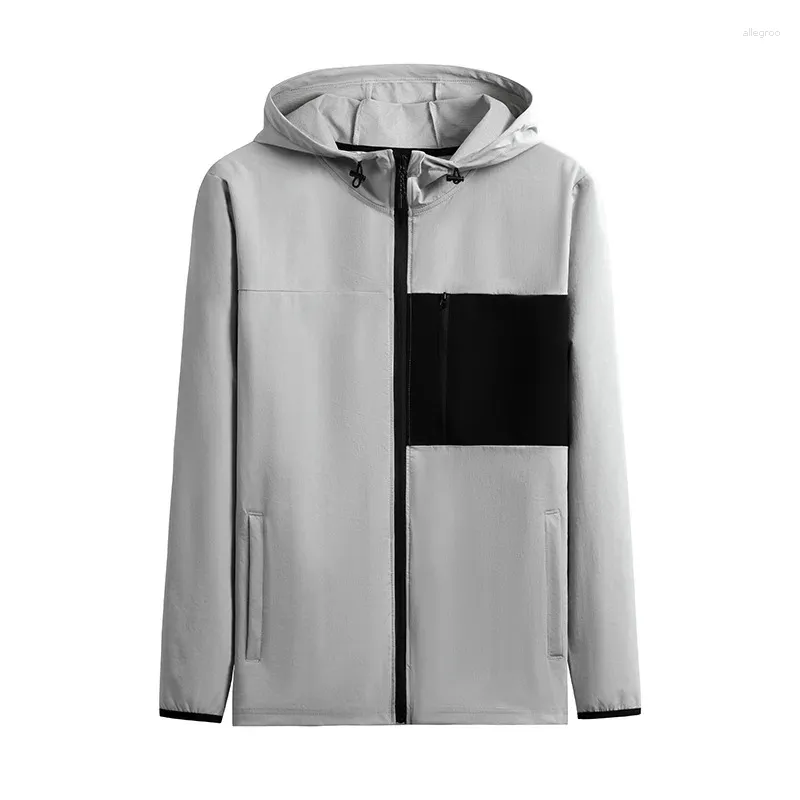 Giacche da uomo Giacca autunnale 2023 Cappotto sportivo patchwork con cerniera traspirante casual di qualità della moda Abbigliamento personalizzato