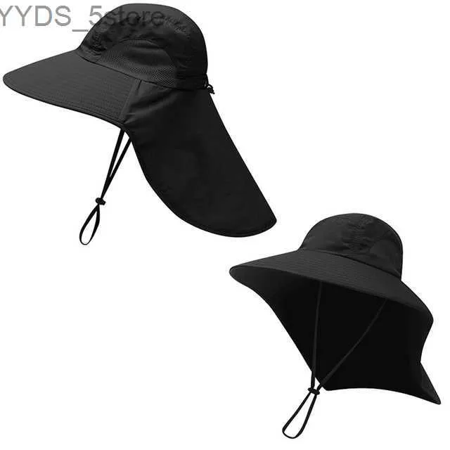 Quick Dry Wide Brim Stand Studio Hat With Neck Cover For Fishing, Hiking,  And Outdoor Sports Mens Fishermen Sun Hat Cap YQ231116 From Yyds_5store,  $11.2