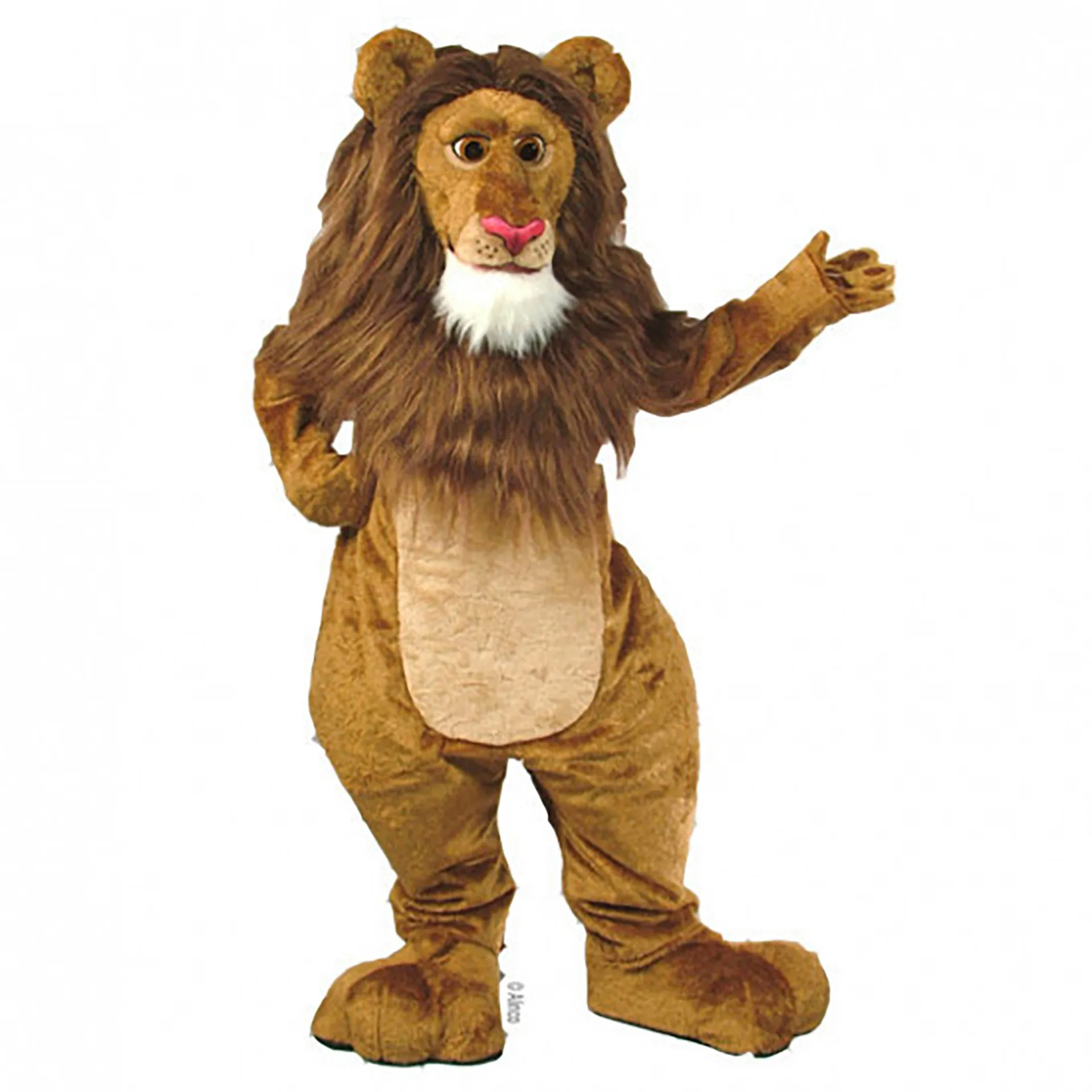 High quality WALLY LION Mascot Costume Halloween Christmas Fancy Party Dress Cartoon Character Suit Carnival Unisex Adults Outfit