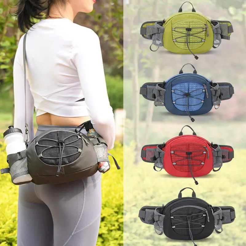 Bolsos al aire libre Hombres Correr Riñonera Hombro Sling Deporte Senderismo Bolsa de teléfono Mujeres Ciudad Fitness Ciclismo Cinturón de nylon