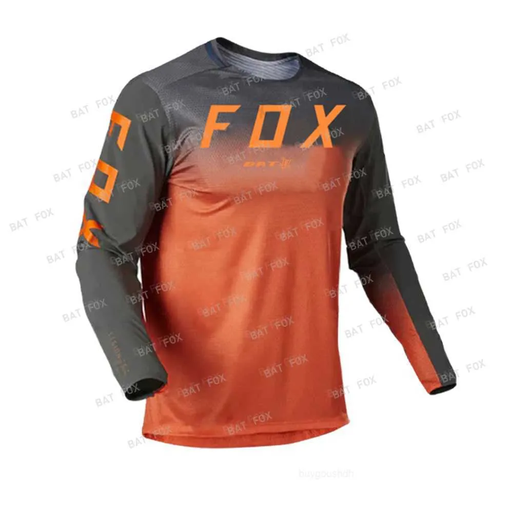 Men's T-Shirts motocross shirt MTB downhill bat fox jersey enduro cycling mountain maillot ciclismo hombre motorcycle moto TOX quad motos