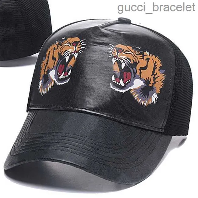 Monterade hattar Baseball Caps Casquette Sun Hat Classic Snake Tiger Bee Cat Canvas med för män Womenyy258