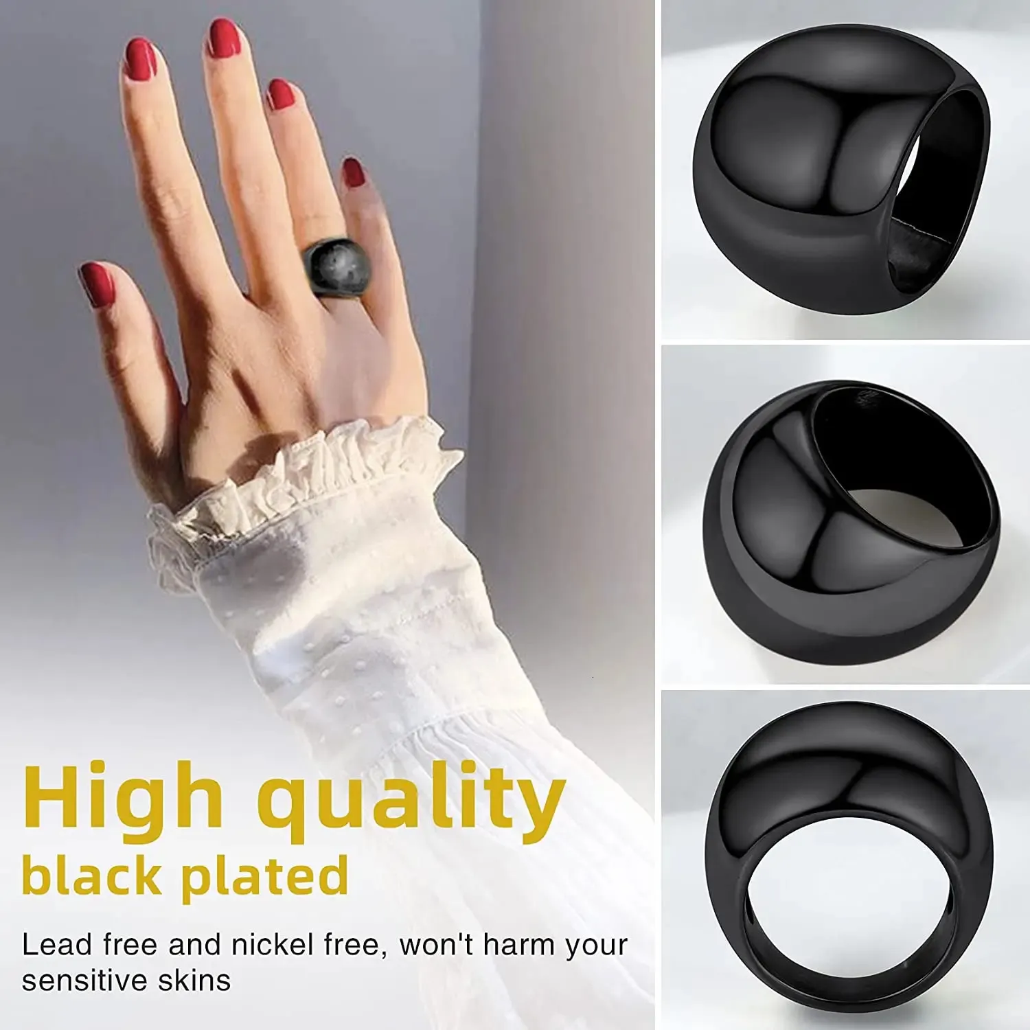 Amazon.com: GOLDCHIC JEWELRY Gold Statement Ring for Women