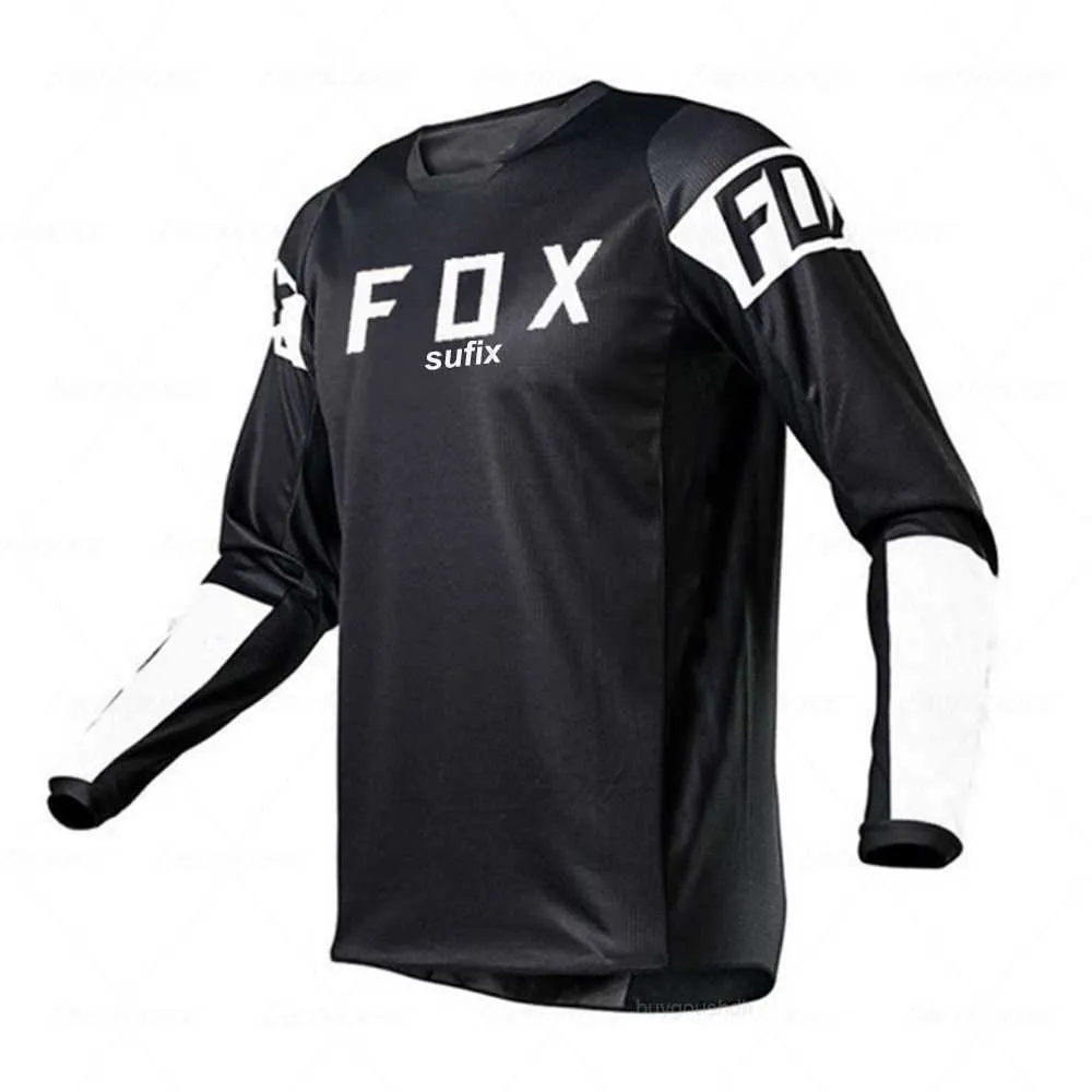 Men's T-Shirts Sufix Fox Cycling Quick Dry Motocross Jersey Downhil Mountain Bike DH Breathable Shirt MX Motorcycle Clothing Ropa MTB T-Shirts Q11