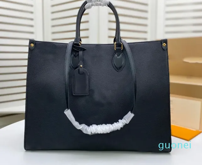 High Quality 2021 Fashion Classic Bags All-match Onthego Medium Tote Women Handbags By The Pool Monograms embossing Shoulder