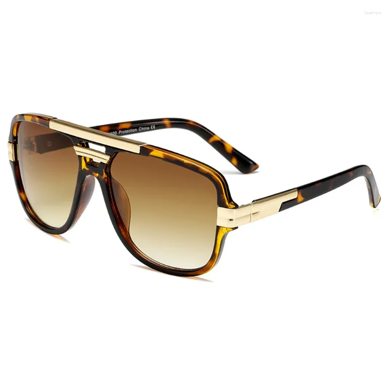 Sunglasses Design Men Vintage Male Square Sun Glasses Luxury Gradient Sunglass UV400 Shades Gafas De Sol Hombre