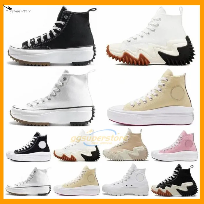 Classic Conversity Sneaker uomo donna scarpe Scarpe di tela Sneaker Scarpe con plateau con fondo spesso Designer Nero Bianco Scarpe Run Star Motion eur35-44 16