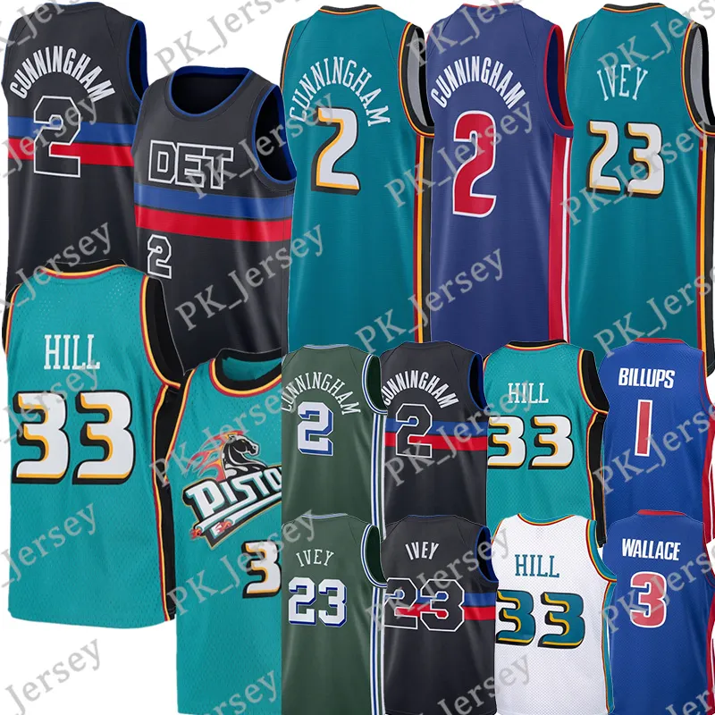 2 Cade Cunningham Basketball Jersey Dennis 10 Rodman Isiah 11 Thomas