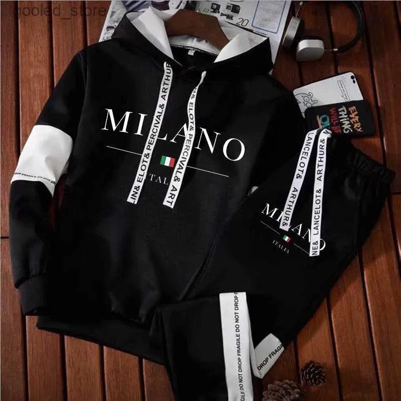 Milano men's sweatsuit new arrivals