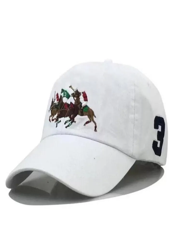 2021 Polo Caps Luxe Ontwerpers Papa Hoed Baseball Cap voor Mannen en Vrouwen Beroemde Merken Katoen Verstelbare Schedel Sport Golf Gebogen sun3362396